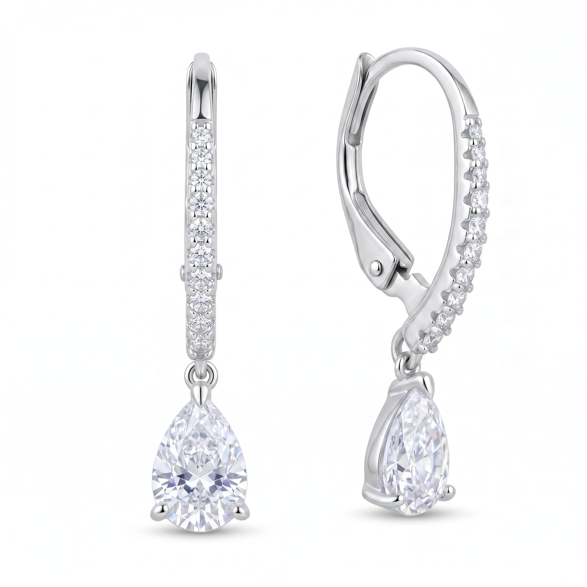 Silver Dewdrop Earrings
