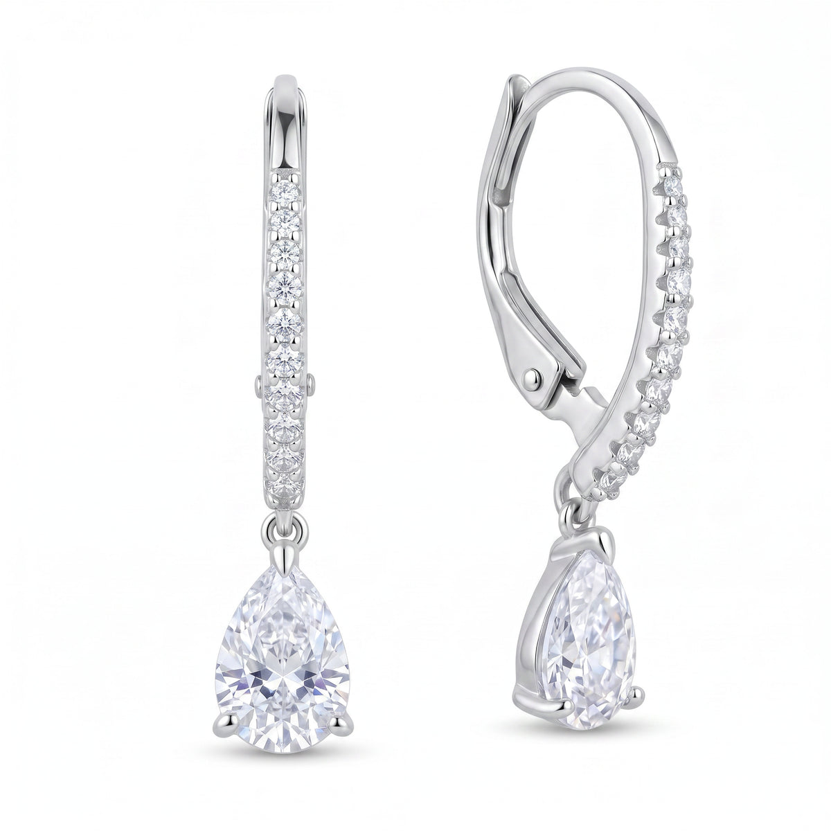 Silver Dewdrop Earrings