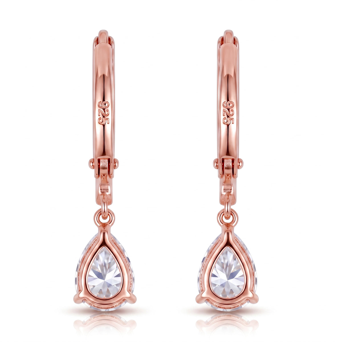 Rose Gold Dewdrop Earrings