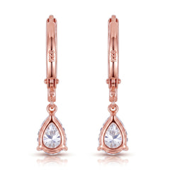 Rose Gold Dewdrop Earrings
