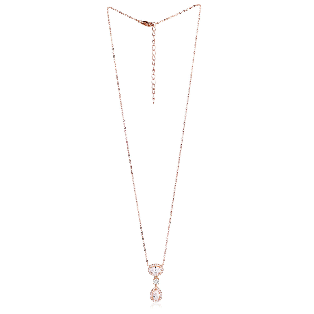 Rose gold timeless Victorian pendant for her