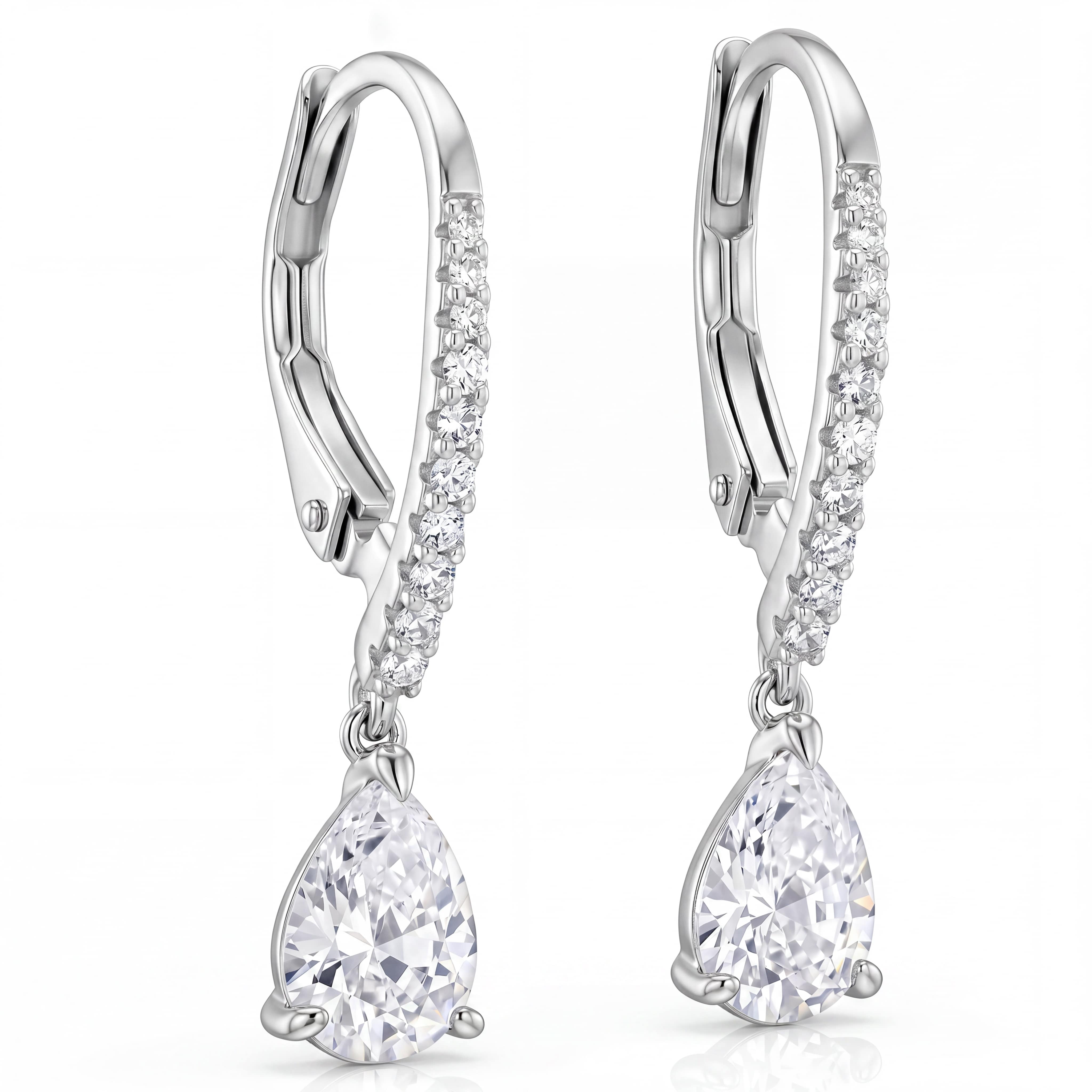 Silver Dewdrop Earrings