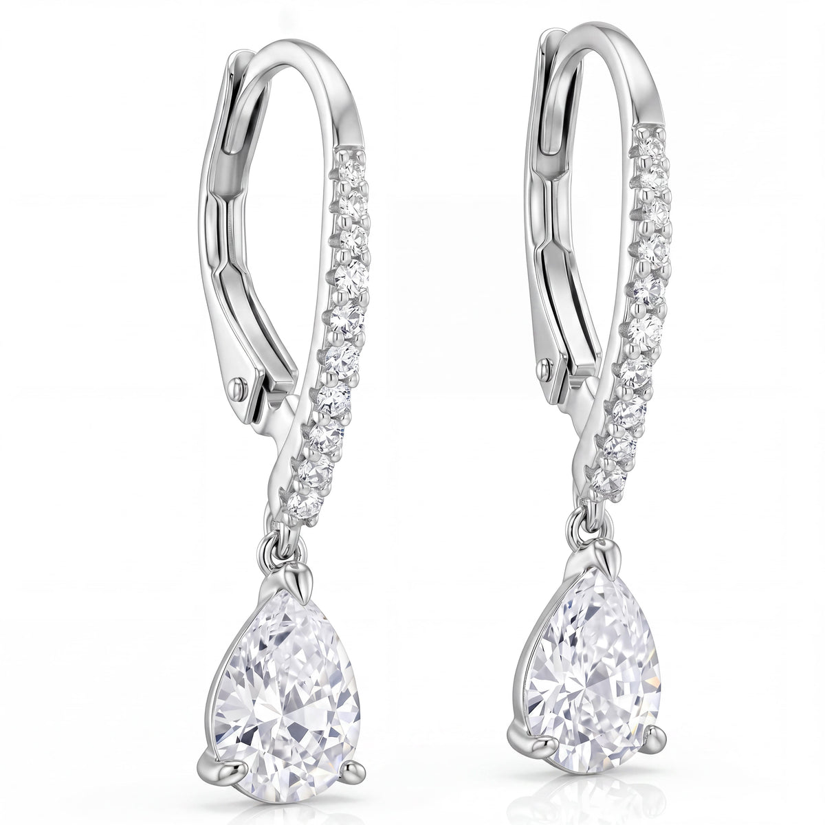Silver Dewdrop Earrings