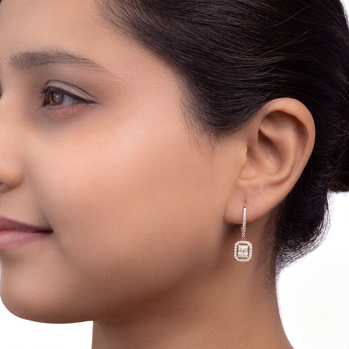 Cluster Drop Earrings