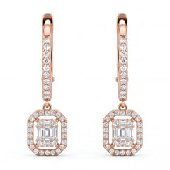 Cluster Drop Earrings