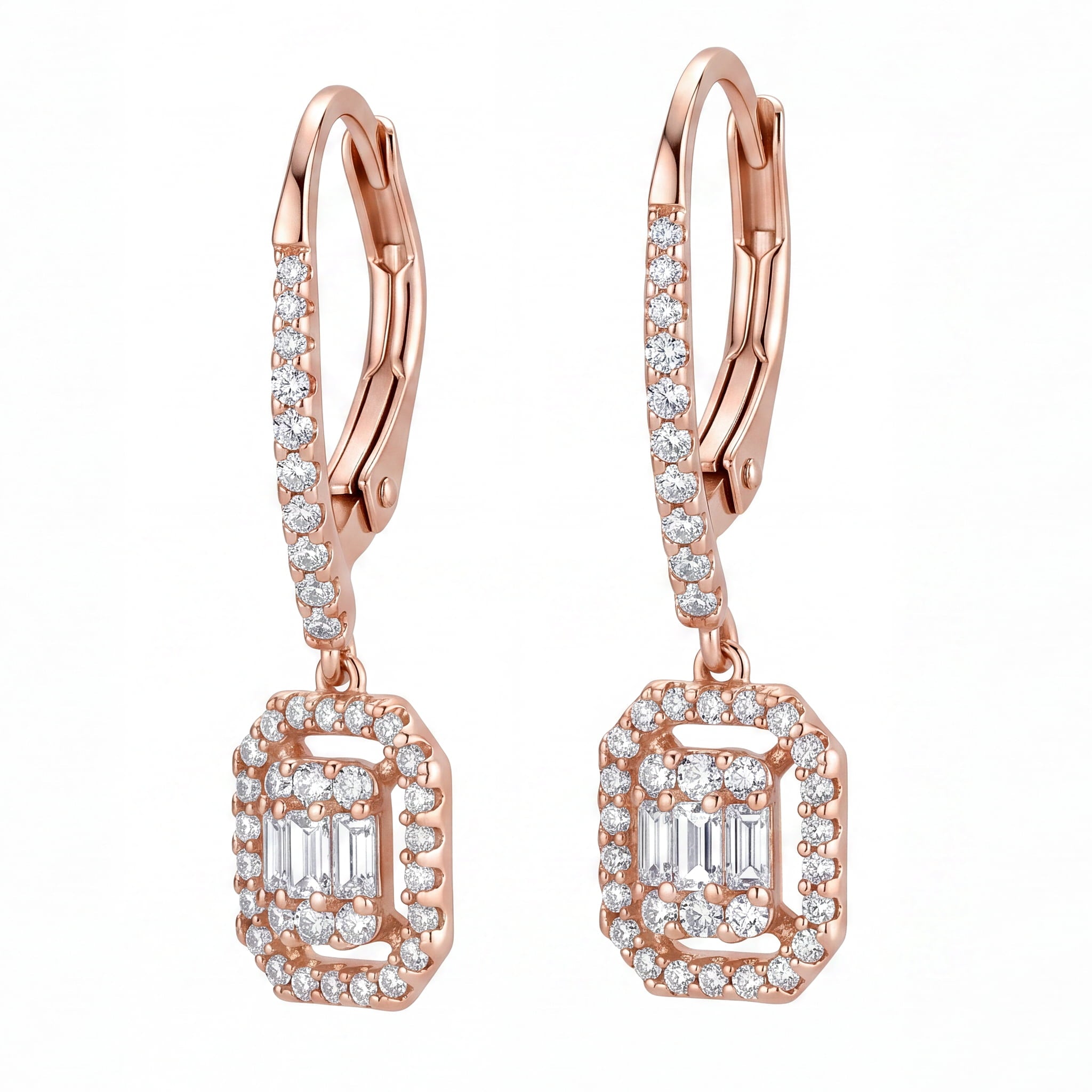 Cluster Drop Earrings