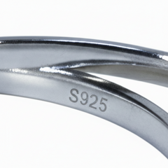 Silver Evergreen Hammered Textured Baby Bangles ( For 2-4 Years )