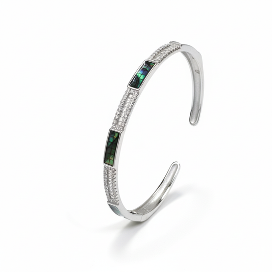 Silver Aurora Bracelet Set For Her