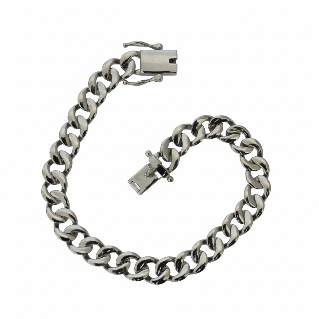 Men's Premium 925 Sterling Silver Cuban Link Chain Bracelet