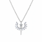 Silver Angel Wing Pendant Necklace