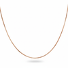 Silver Premium Rose Gold Box chain For her