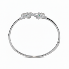 Silver Royal Elephant  Bracelet For Her