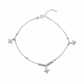 Silver Star charm Anklets