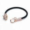 Rose Gold Panther Head Luxury Bracelet For Her