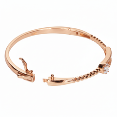 Rose Gold Starlight Aura Bangle Bracelet For her