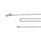 Silver Beads and Bar Chain For Her