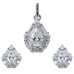 Silver Lumina Pendant Set