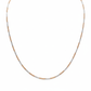 Rose Gold Two-Tone Dainty Snake Chain For Her