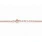 Rose gold Sparkling Snake chain Anklets for her