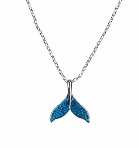Silver Mermaid Tail Pendant