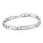 Silver Lumina Modern Bracelet For Him