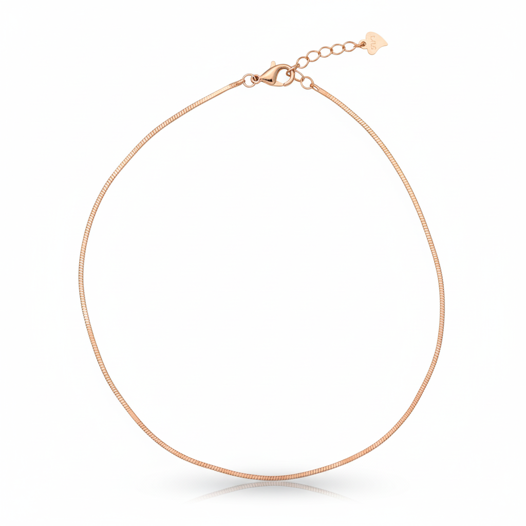 Rose gold Premium serpentine Chain Anklet for her