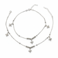 Silver Star charm Anklets