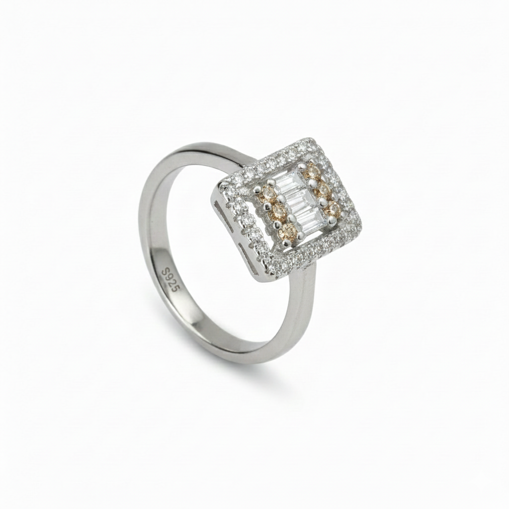 Silver Daisy Intricate Timeless Ring For Her