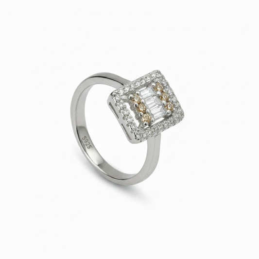 Silver Daisy Intricate Timeless Ring For Her