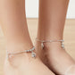 Silver Cute Dolphin wandering Anklet for her