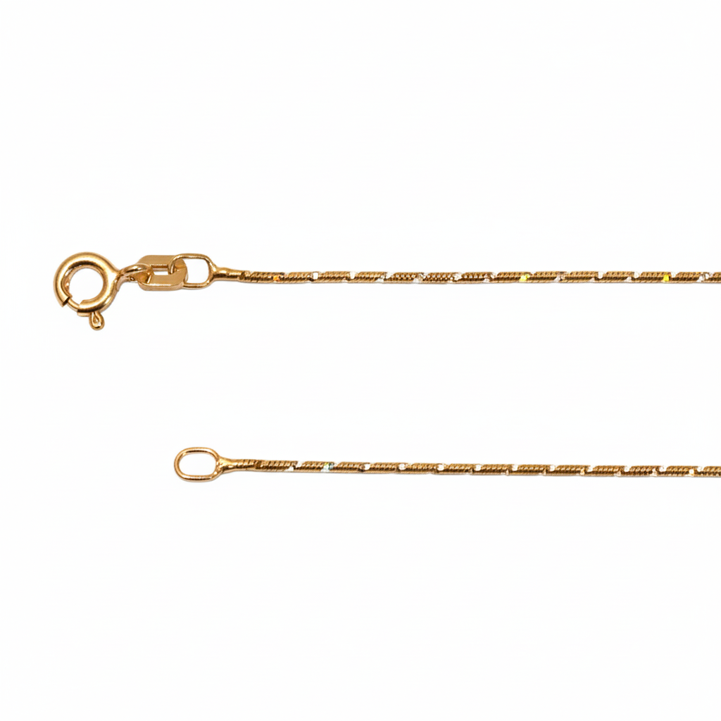 Silver Premium rose gold Delicate Two tone Snake chain for her