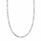 Silver Flat Jazzy Chain For Him