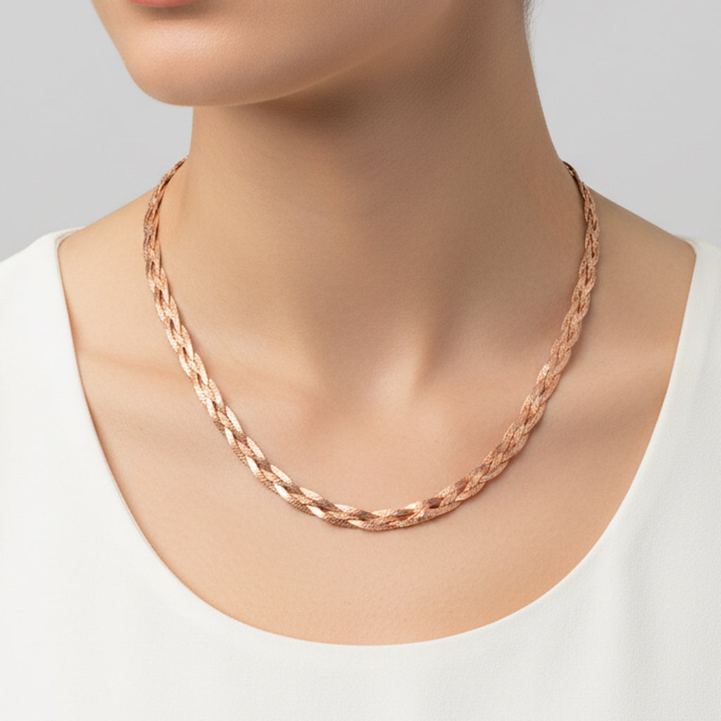 Rose Gold Serene Reversable Chain For Her