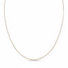 Silver Premium rose gold Delicate Two tone Snake chain for her