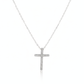 Silver Sparkling Cross Pendant