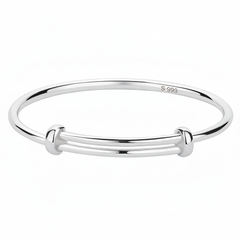 Silver Classic 999 Hand Bracelet For Baby