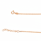 Silver Rose gold bar Chain Style Anklet