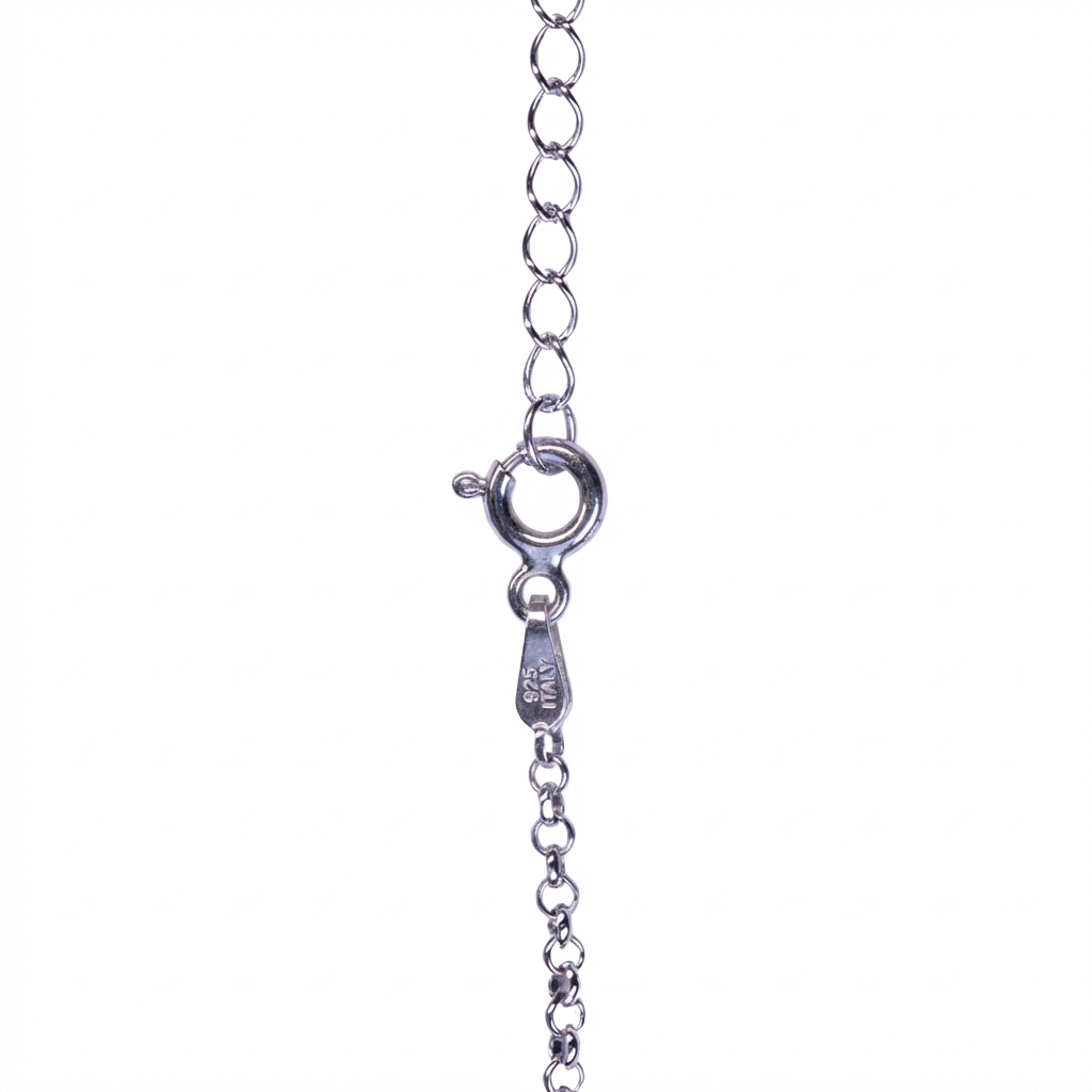Silver Petite Pearl long chain Necklace