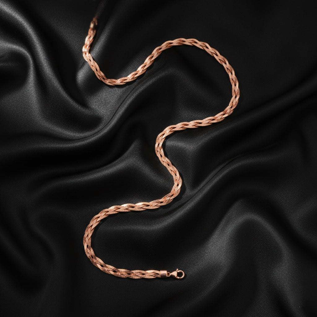 Rose Gold Serene Reversable Chain For Her