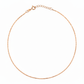 Silver Rose gold bar Chain Style Anklet