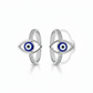 Silver Daisy Flawless Evil Eye Toe Ring