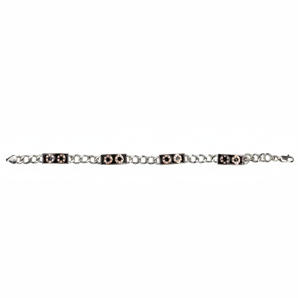 Silver Midnight Chain Bracelet for Him