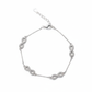 Silver Multi infinity Box chain Bracelet for her
