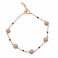Rose gold Disco ball Chain Bracelet for her