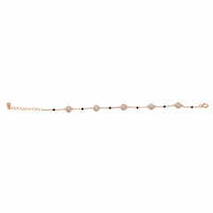 Rose gold Disco ball Chain Bracelet for her