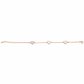 Rose gold Premium Mother of Pearl Heart Chain bracelet for her