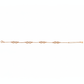 Rose gold Multi infinity Box chain Bracelet for her