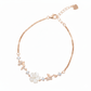 Rose gold Mother of Pearl Butterfly chain bracelet