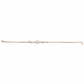 Rose gold Mother of Pearl Butterfly chain bracelet