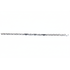 Silver Intricate Motif Bracelet for Him